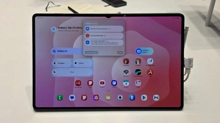 Galaxy Tab S12 Ultra gần như chắc chắn sẽ sử dụng lại thiết kế mặt trước y hệt Tab S11 Ultra