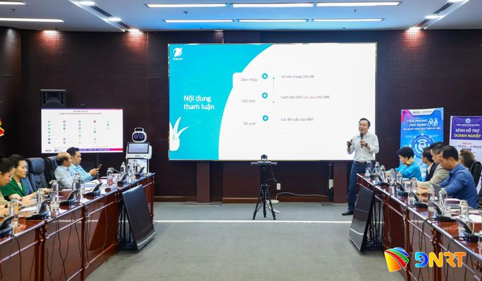 Đại diện doanh nghiệp chia sẻ tại hội nghị. Ảnh: NGỌC PHÚ
