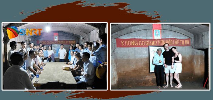 Địa đạo Kỳ Anh thu hút nhiều du khách đến tham quan và trải nghiệm. Ảnh: HUỲNH KIM TA