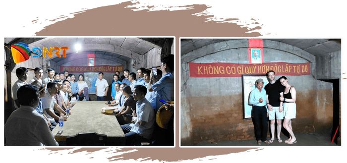 Địa đạo Kỳ Anh thu hút nhiều du khách đến tham quan và trải nghiệm. Ảnh: HUỲNH KIM TA