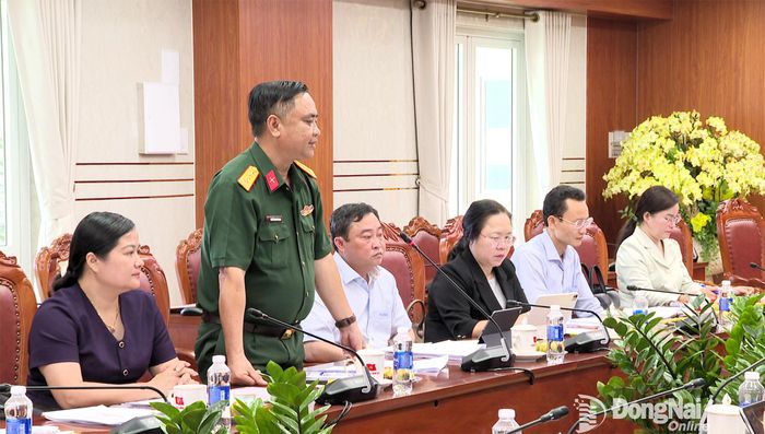 Đại biểu phát biểu tại hội nghị. Ảnh: Lê Hoàng Vũ