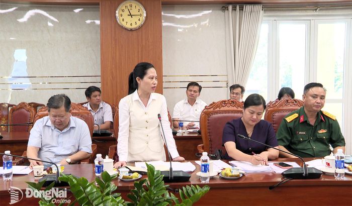 Đại biểu phát biểu tại hội nghị. Ảnh: Lê Hoàng Vũ