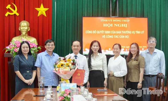 Đồng chí Kiên Cường, Tỉnh ủy viên, Bí thư Đảng ủy, Chủ tịch Hội đồng nhân dân phường Trung An giữ chức vụ Phó Trưởng Ban Tổ chức Tỉnh ủy.