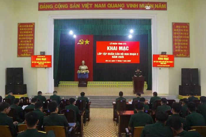 Lớp tập huấn có ý nghĩa quan trọng nhằm nâng cao trình độ của đội ngũ cán bộ của đơn vị. Ảnh: Nguyễn Tú