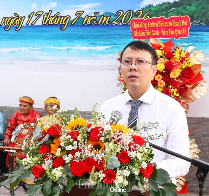 Đồng chí Nguyễn Thanh Hà phát biểu tại chương trình.