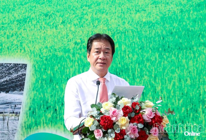 Đồng chí Nguyễn Long Biên phát biểu tại sự kiện.