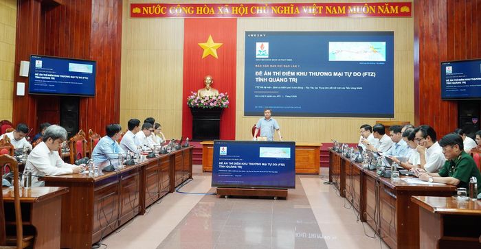 Hình ảnh tại buổi làm việc. Nguồn ảnh: Báo Quảng Trị