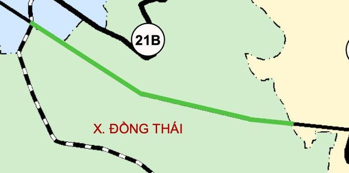 Tuyến đường sẽ mở trong phạm vi xã Đồng Thái theo sơ đồ phát triển hạ tầng kỹ thuật tỉnh Ninh Bình.
