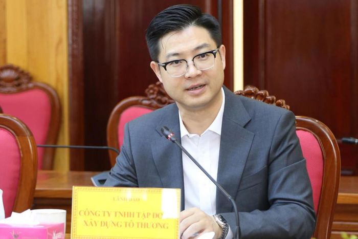 Ông Vương Kiện Sảng, Phó Chủ tịch Hội đồng Quản trị Tập đoàn Tô Thương đề xuất với tỉnh Lâm Đồng các dự án đã nghiên cứu
