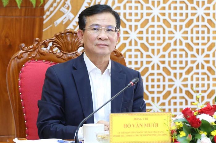 Chủ tịch UBND tỉnh Lâm Đồng Hồ Văn Mười làm việc với Tập đoàn Tô Thương
