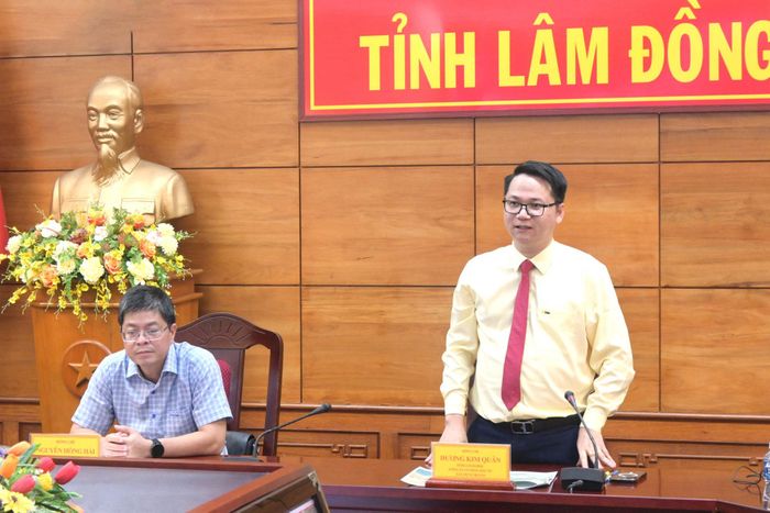 Ông Dương Kim Quân, Tổng Giám đốc Công ty BCONS mong muốn được tiếp tục tìm hiểu thêm về các quy hoạch trên địa bàn tỉnh