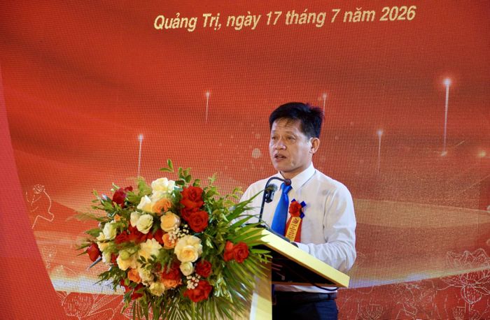 Đồng chí Lê Văn Bảo, Phó Chủ tịch UBND tỉnh phát biểu tại lễ kỷ niệm - Ảnh: H.N