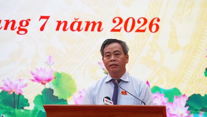 Đồng chí Nguyễn Đăng Quang, Phó Bí thư Tỉnh ủy, Chủ tịch HĐND tỉnh phát biểu bế mạc kỳ họp - Ảnh: X.P