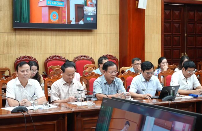 Các đại biểu tham dự hội nghị tại điểm cầu tỉnh Quảng Trị - Ảnh: T.Đ