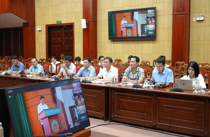 Các đại biểu tham dự hội nghị tại điểm cầu tỉnh Quảng Trị - Ảnh: T.Đ