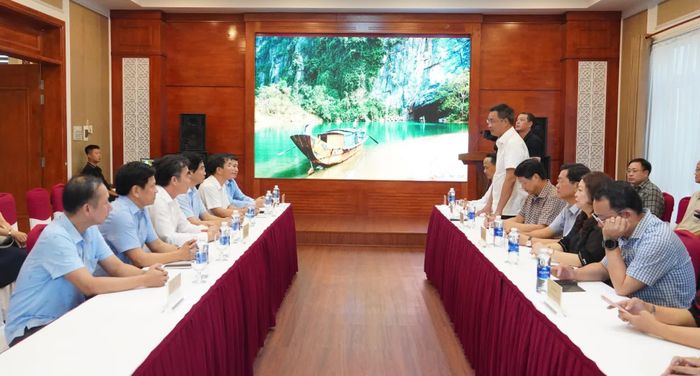 Quang cảnh buổi thăm - Ảnh: Q.V