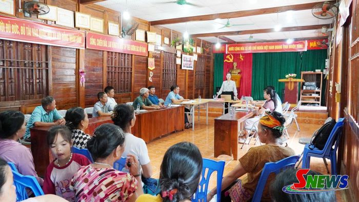 Mô hình Ngày thứ tư thực địa triển khai tại bản Nhọt, xã Gia Phù.