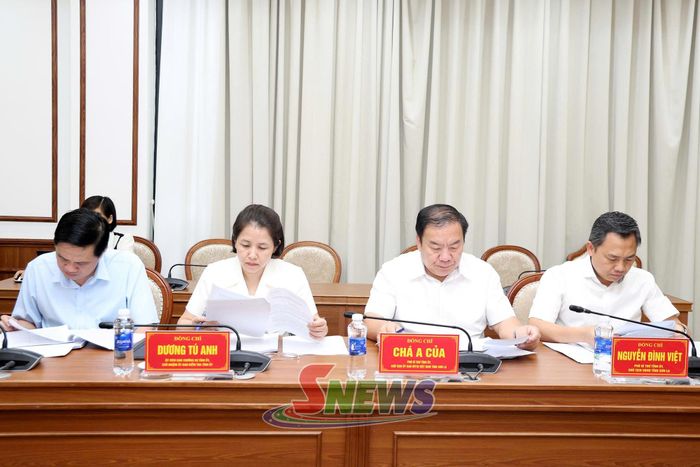 Các đại biểu dự họp.