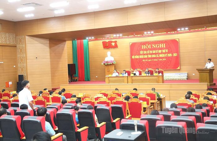 Tổ đại biểu số 1 HĐND tỉnh tiếp xúc cử tri tại xã Bắc Mê.