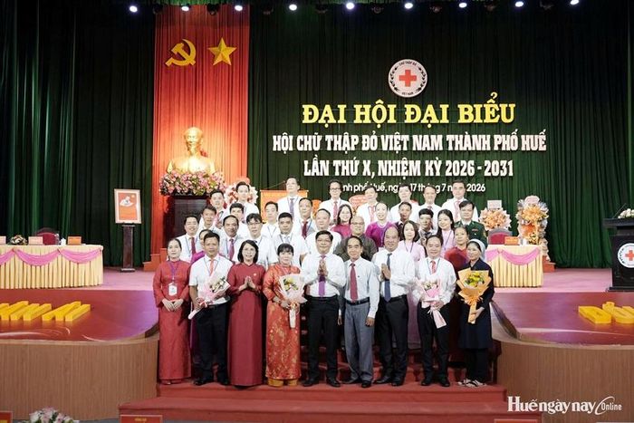 Ra mắt Ban Chấp hành Hội Chữ thập đỏ thành phố, khóa X nhiệm kỳ 2026 - 2031