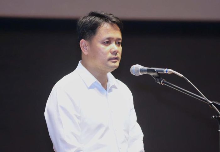 Ông Đặng Trần Cường, Cục trưởng Cục Điện ảnh phát biểu tại sự kiện. (Ảnh: Việt Hùng/MCST).