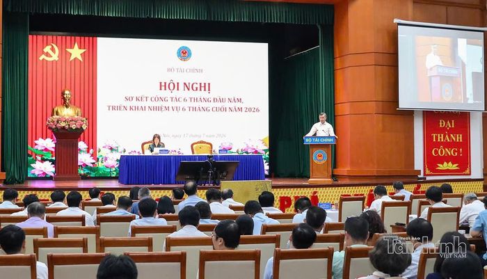 Quang cảnh Hội nghị tại trụ sở Bộ Tài chính. Ảnh: Đức Thanh