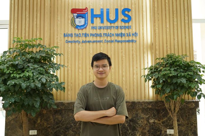 Đào Hải Hưng, sinh viên lớp K67 Cử nhân Khoa học Tài năng Sinh học, Trường Đại học Khoa học Tự nhiên (ĐHQGHN). Ảnh: NVCC