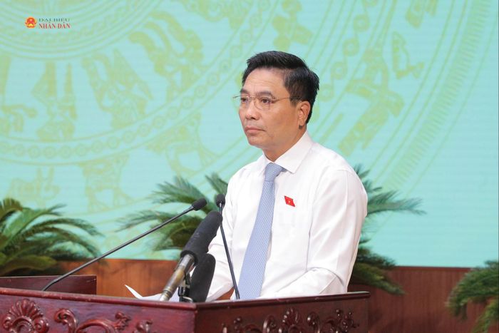Phó Chủ tịch Quốc hội, Thượng tướng Nguyễn Doãn Anh phát biểu