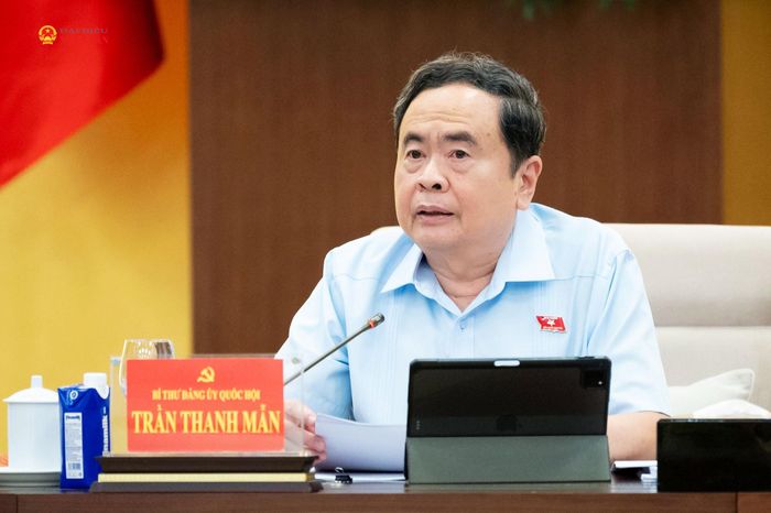 Bí thư Đảng ủy Quốc hội, Chủ tịch Quốc hội Trần Thanh Mẫn chủ trì Hội nghị