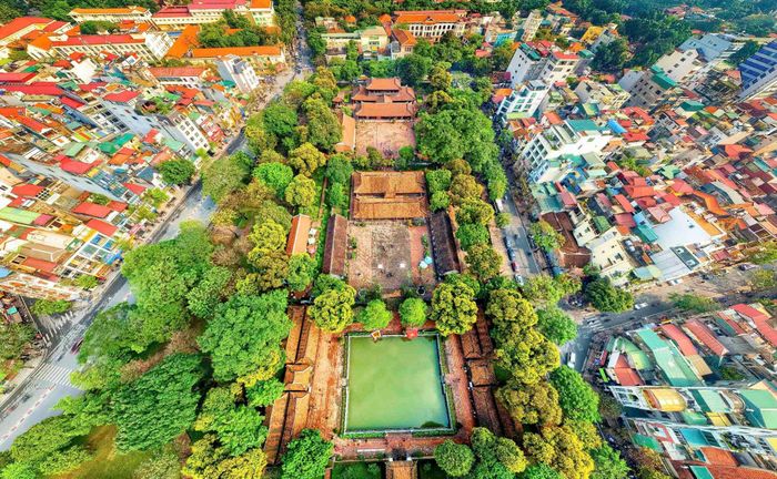 Văn Miếu - Quốc Tử Giám Ảnh: Hanoi Flycam