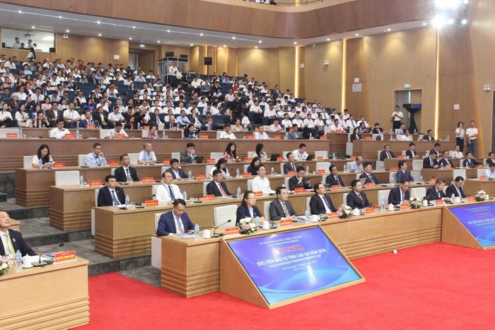 Toàn cảnh hội trường Hội nghị Xúc tiến đầu tư tỉnh Lào Cai năm 2026.