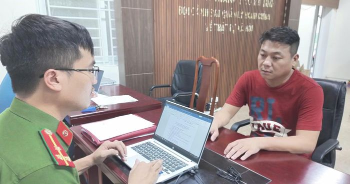 Đối tượng cầm đầu Châu Chí Phước tại Cơ quan CSĐT.