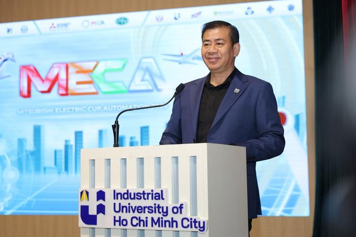 PGS,TS. Phan Hồng Hải - Hiệu trưởng Trường Đại học Công nghiệp TP.Hồ Chí Minh - phát biểu tại chương trình.