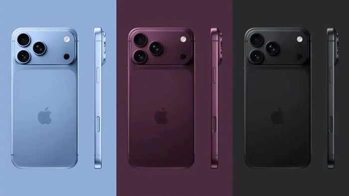 Hình ảnh phác họa 3 màu sắc mới có thể xuất hiện trên dòng iPhone 18 Pro Max