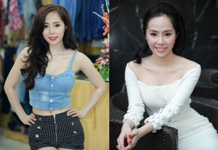 Song sắc vóc của Quỳnh Nga lúc này được đánh giá không quá nổi bật so với dàn mỹ nhân Việt. 