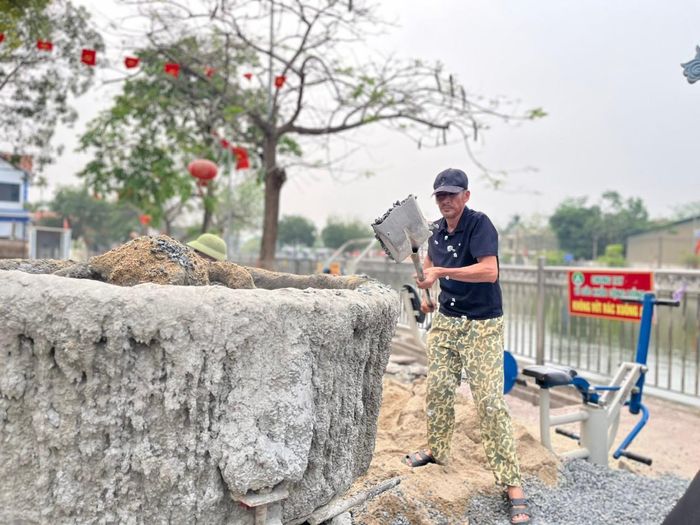 Chất thải xây dựng và phá dỡ là một nguồn tài nguyên thứ cấp có giá trị cho ngành xây dựng. Ảnh: Kiều Thoan Thu