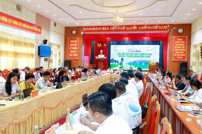 Tọa đàm “Liên kết hợp tác phát triển du lịch Hà Nội - Tuyên Quang năm 2026”. Ảnh: Việt Cường