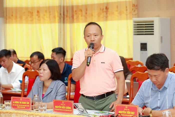Tổng Giám đốc Tràng An Travel Nguyễn Hữu Cường chia sẻ. Ảnh: Việt Cường
