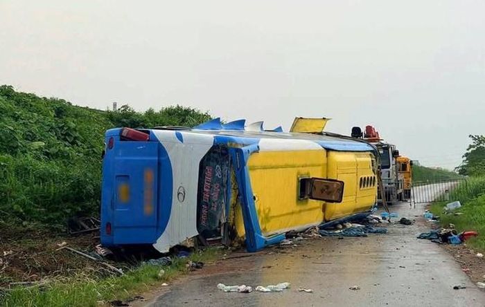 Hiện trường vụ tai nạn. Ảnh: NDCC