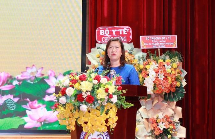 Phó Chủ tịch UBND TP. Cần Thơ Nguyễn Thị Ngọc Điệp phát biểu tại buổi lễ.