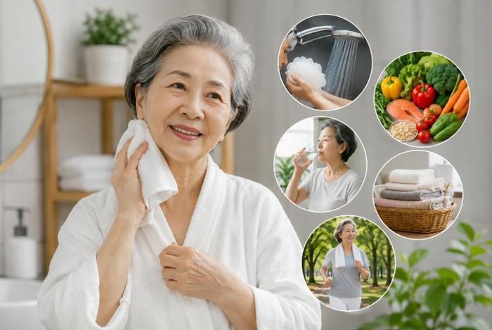 Mùi cơ thể ở người cao tuổi hoàn toàn có thể cải thiện nếu kết hợp chăm sóc da, dinh dưỡng và lối sống hợp lý.