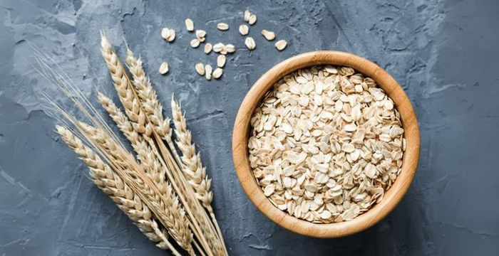 Yến mạch hấp cán mỏng.