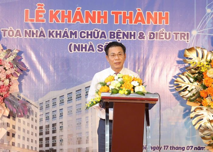 PGS.TS Trần Văn Thanh - Giám đốc Bệnh viện Châm cứu Trung ương phát biểu.