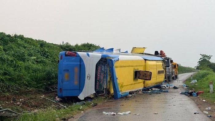 Hiện trường vụ tai nạn.