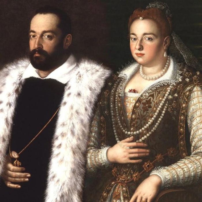 Đại Công tước Francesco I de' Medici cùng phu nhân Bianca Cappello. Hình: Gallerie degli Uffizi/Facebook