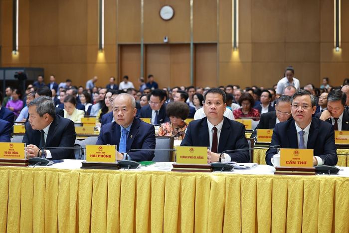 Các đại biểu tham dự Hội nghị Thường trực Chính phủ với cộng đồng doanh nghiệp