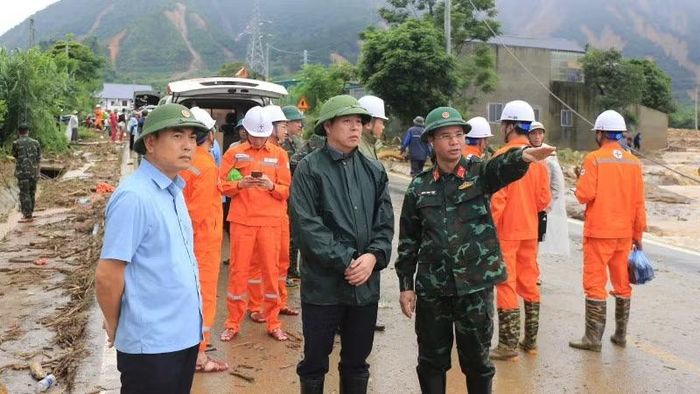 Chủ tịch tỉnh Lai Châu trực tiếp chỉ đạo khắc phục hậu quả mưa lũ tại Mường Than.