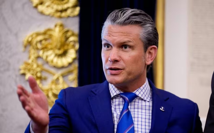 Bộ trưởng Bộ Chiến tranh Mỹ Pete Hegseth. Ảnh: franceinfo.fr