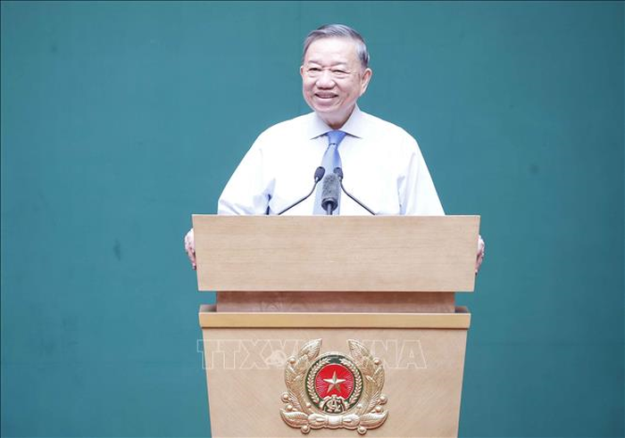Tổng Bí thư, Chủ tịch nước Tô Lâm phát biểu tại buổi gặp mặt.
