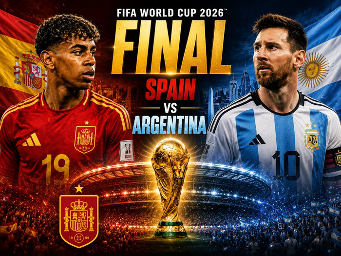 Trận chung kết World Cup 2026 sẽ là cuộc đối đầu giữa hai đội hình có giá trị thứ 3 và thứ 7 trên thế giới. Ảnh: Sunday